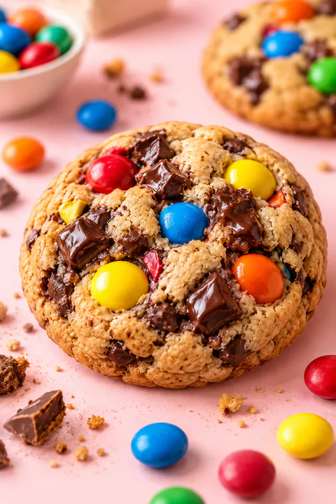 Cookie M&M’s aux éclats colorés